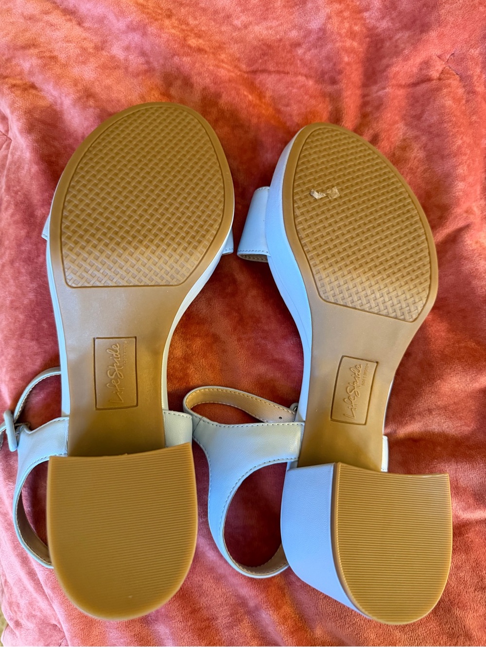 LifeStride Rhythmn Platform Heel - Light Blue - size 10 -LIKE NEW - Picture 7 of 8